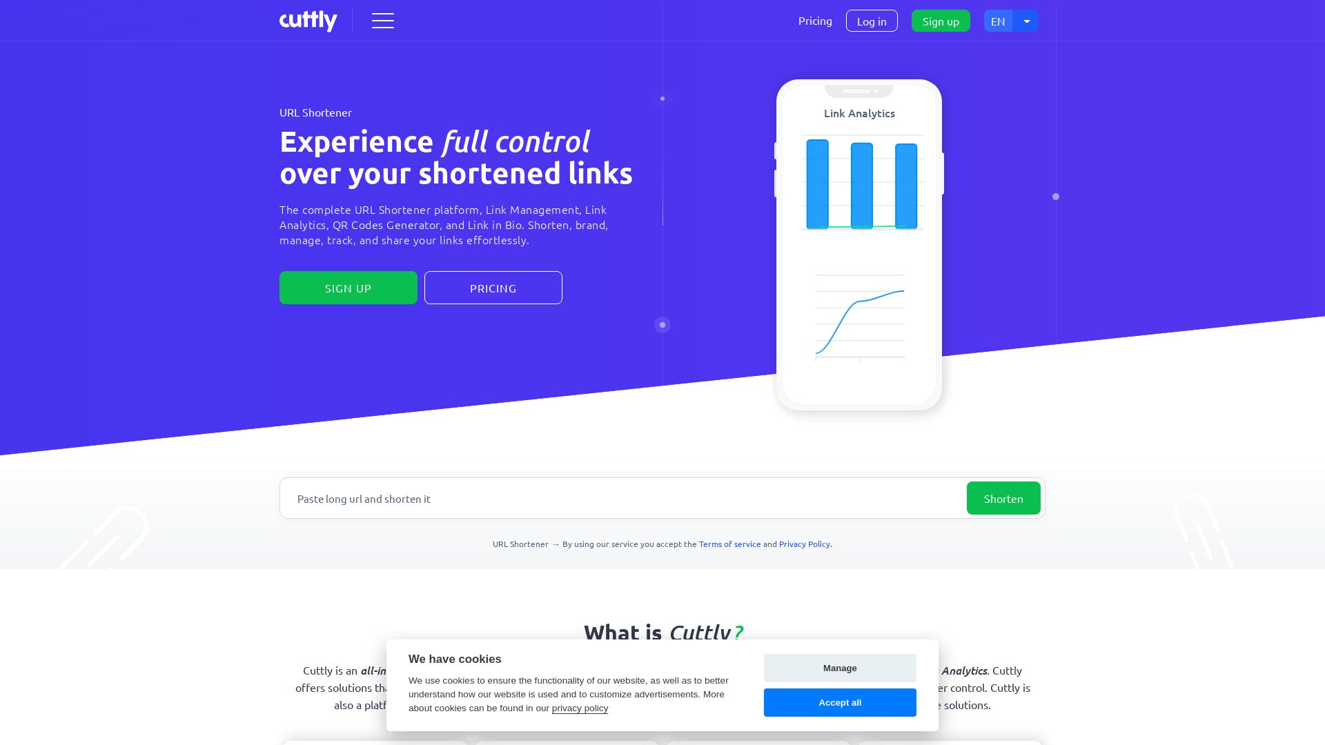 Website status cutt.ly is   ONLINE