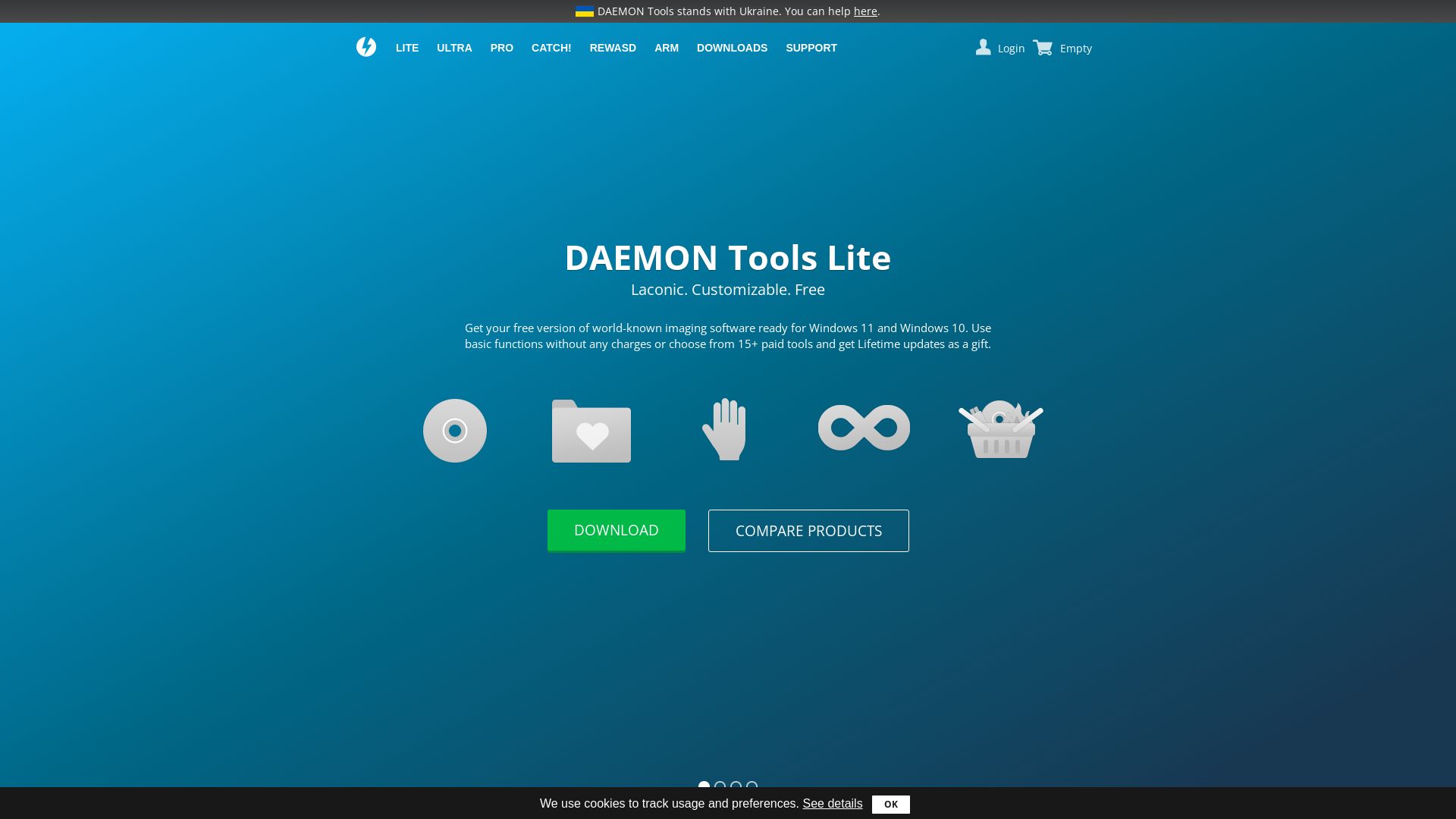 Website status daemon-tools.cc is   ONLINE