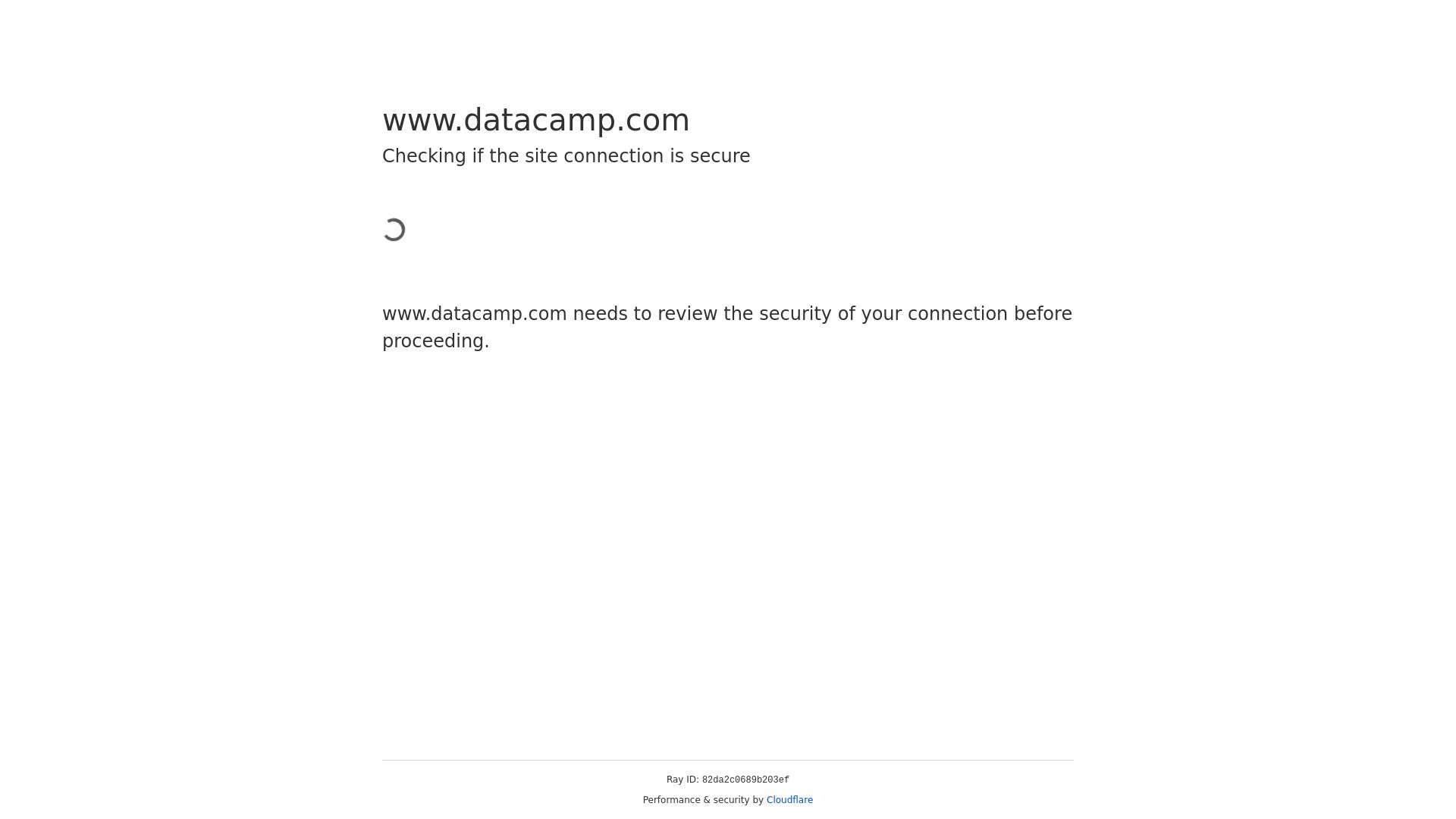 Website status datacamp.com is   ONLINE