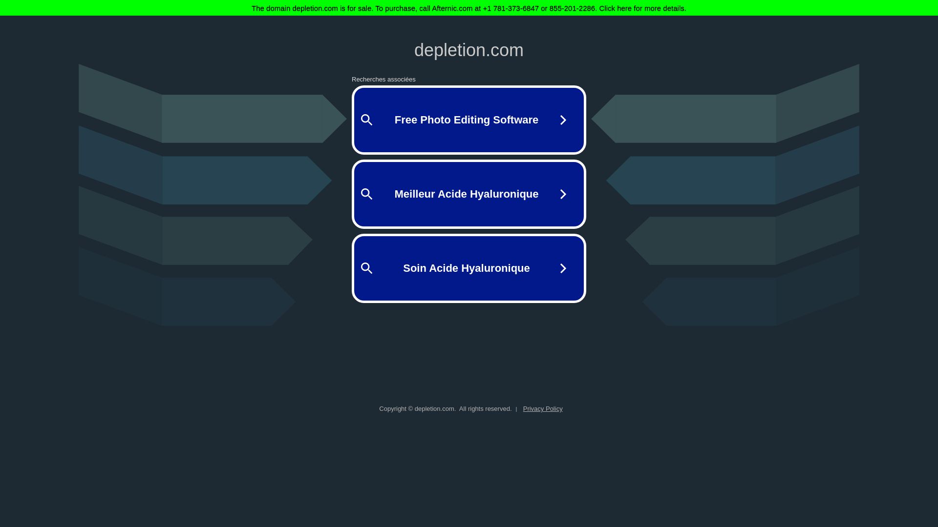 Website status depletion.com is   ONLINE