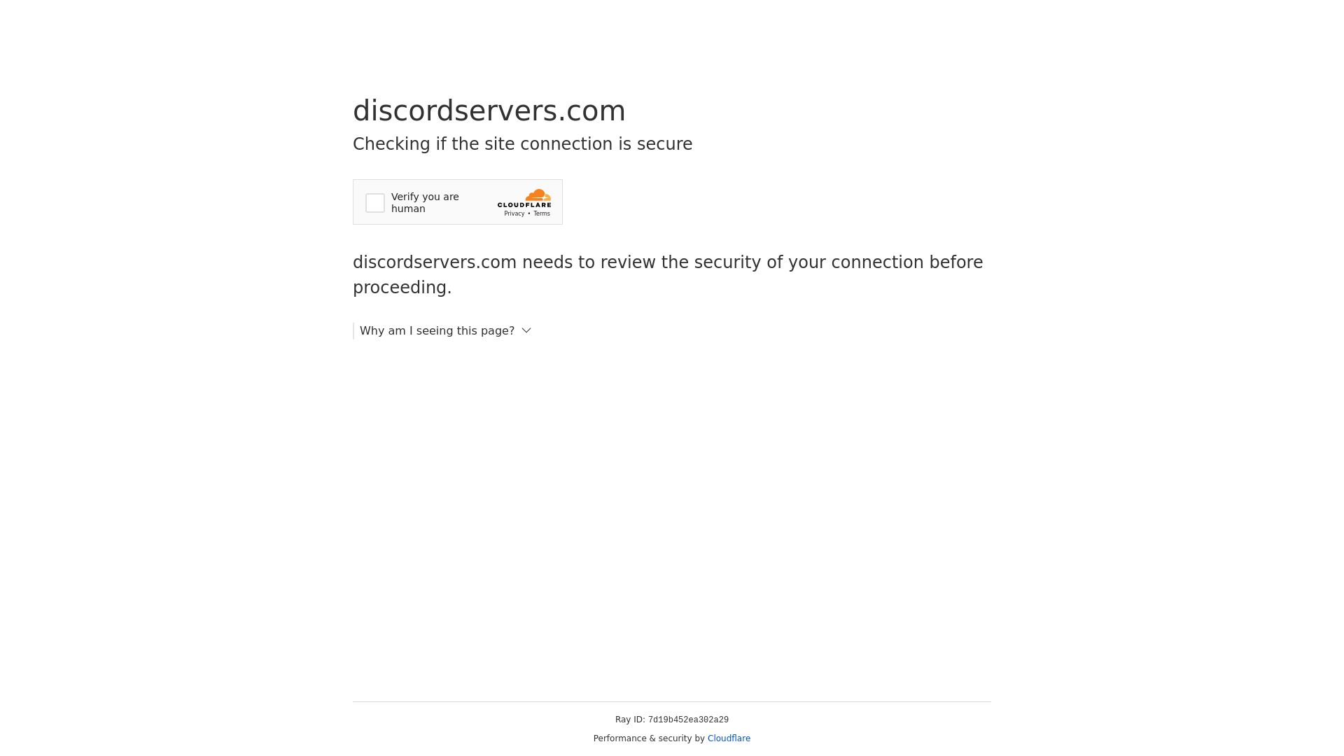Website status discordservers.com is   ONLINE