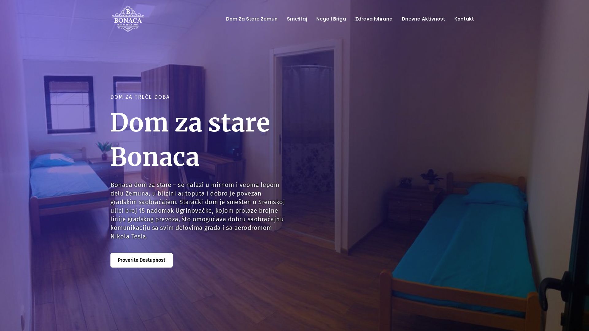 Website status dombonaca.rs is   ONLINE