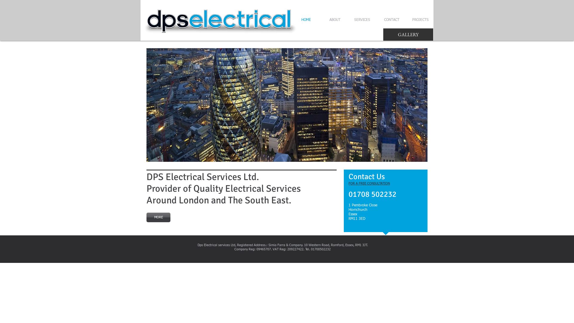 Website status dpselectrical.london is   ONLINE