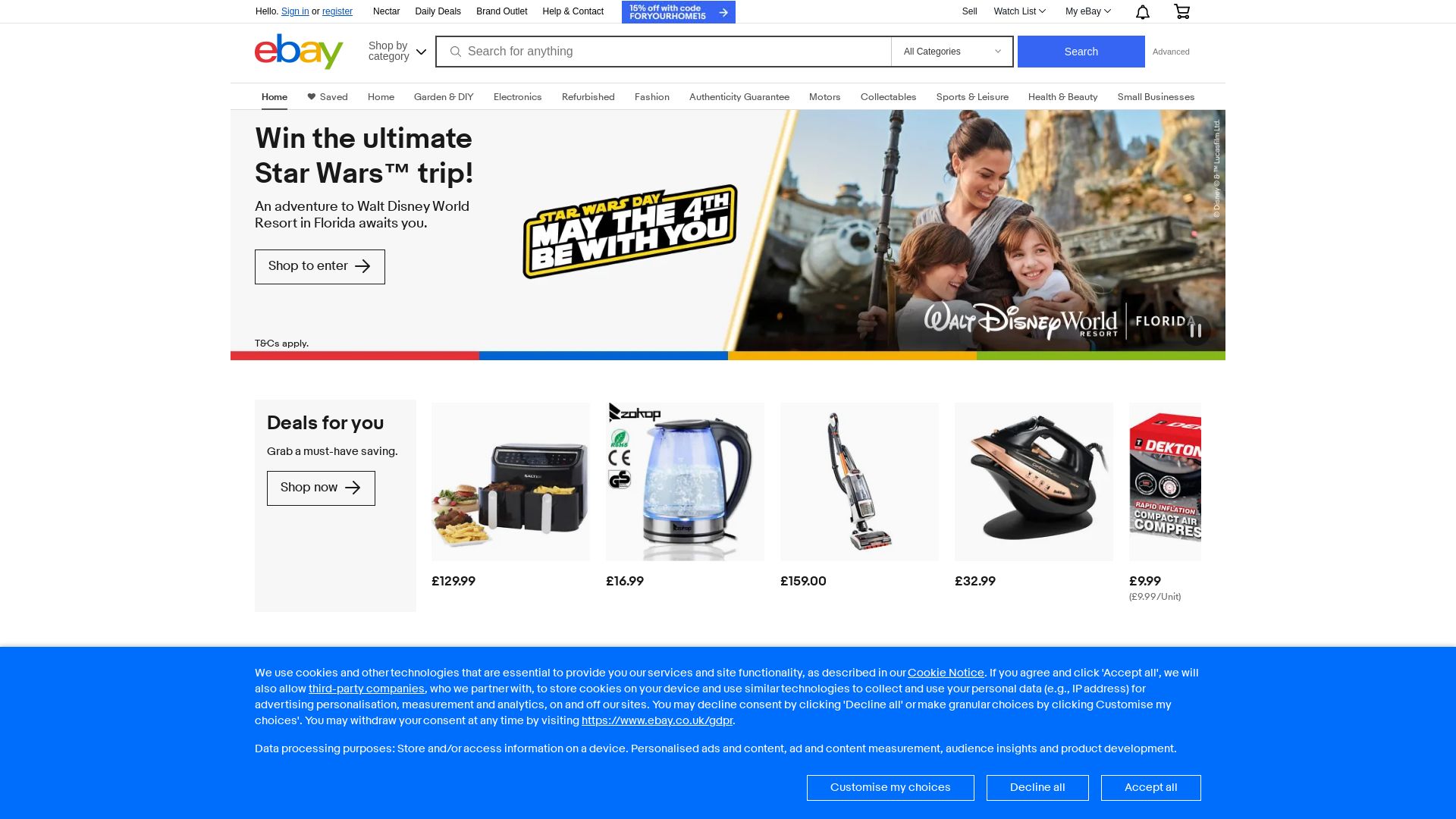 Ebay.co.uk Is Online