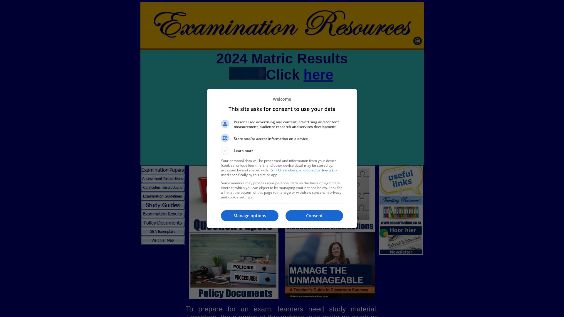 Website status ecexams.co.za is   ONLINE