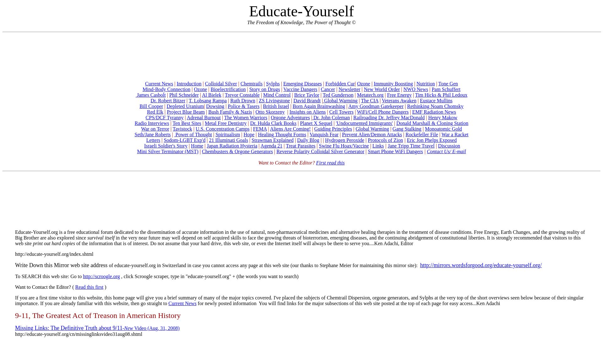 Website status educate-yourself.org is   ONLINE