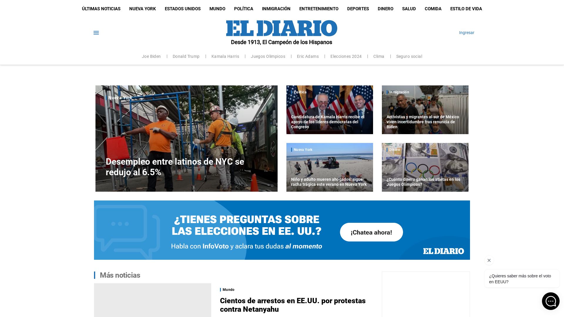 Website status eldiariony.com is   ONLINE