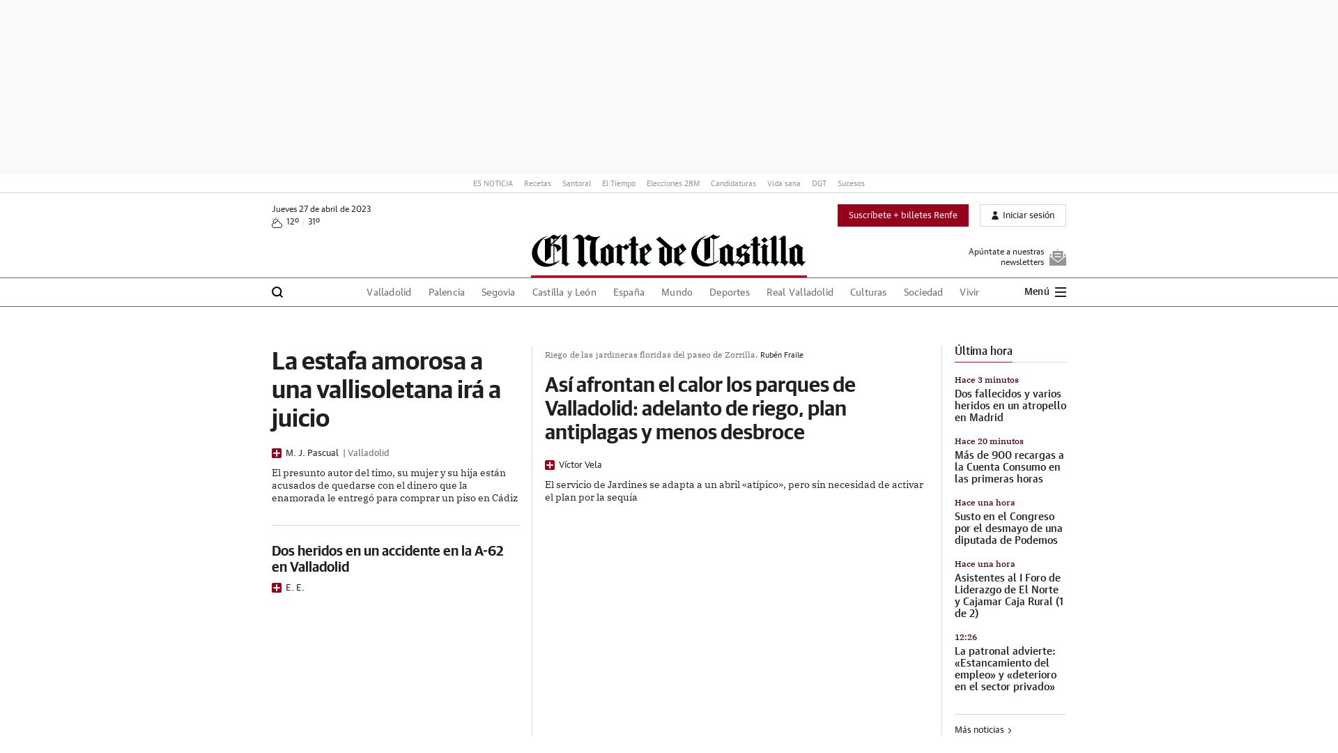 Website status elnortedecastilla.es is   ONLINE