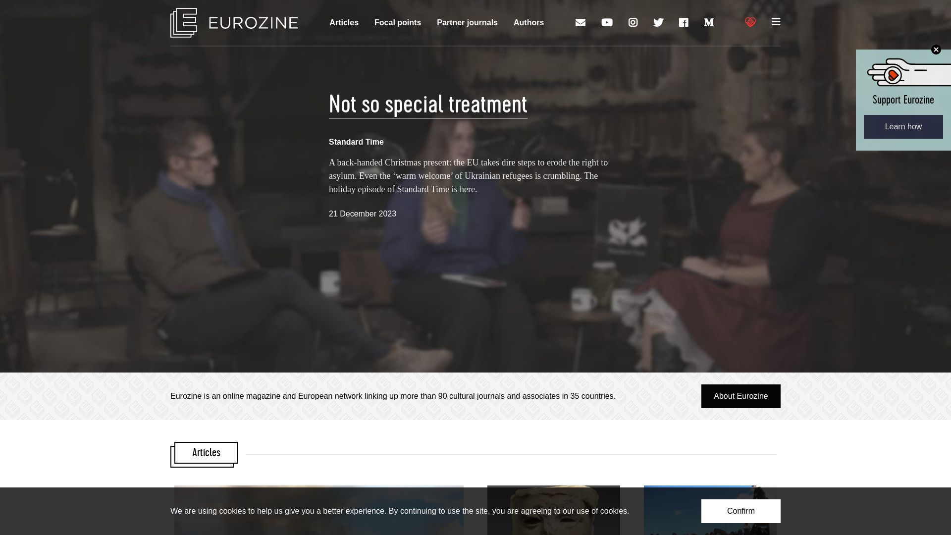 Website status eurozine.com is   ONLINE