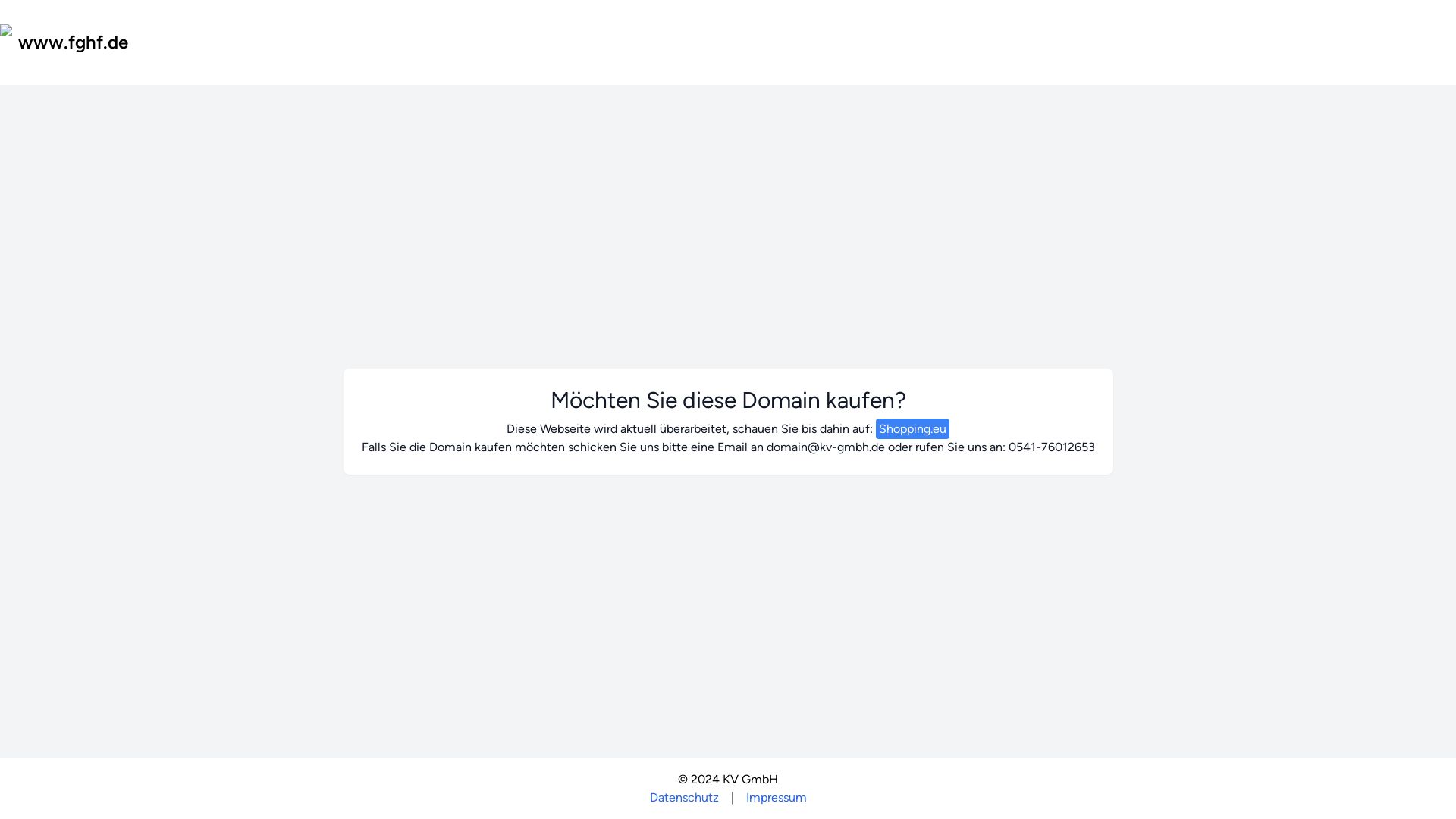 Website status fghf.de is   ONLINE