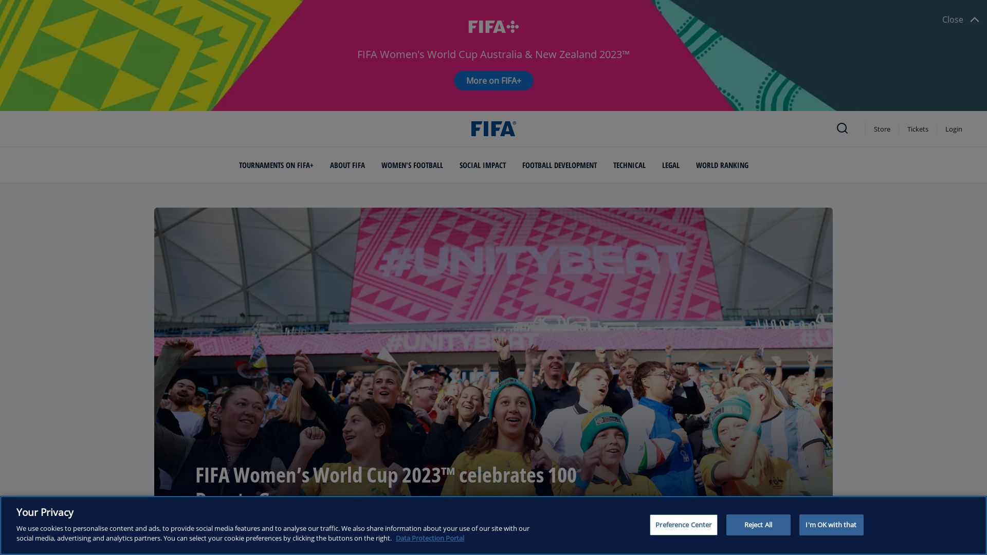 Website status fifa.com is   ONLINE