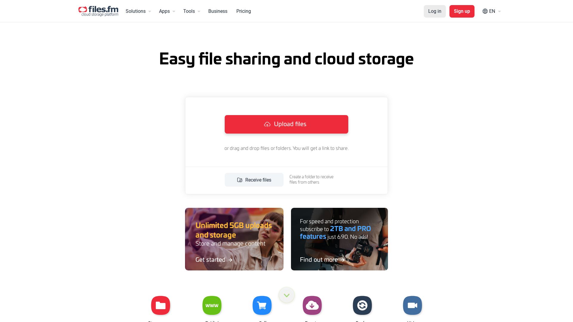 Website status files.fm is   ONLINE