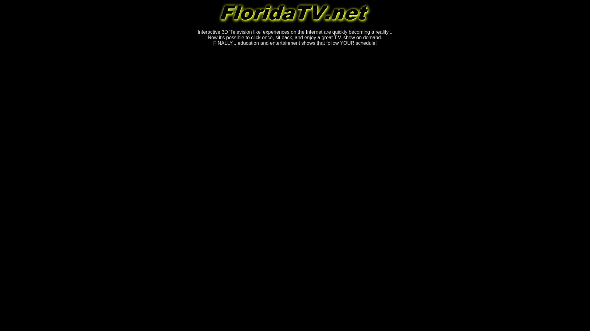 Website status floridatv.net is   ONLINE