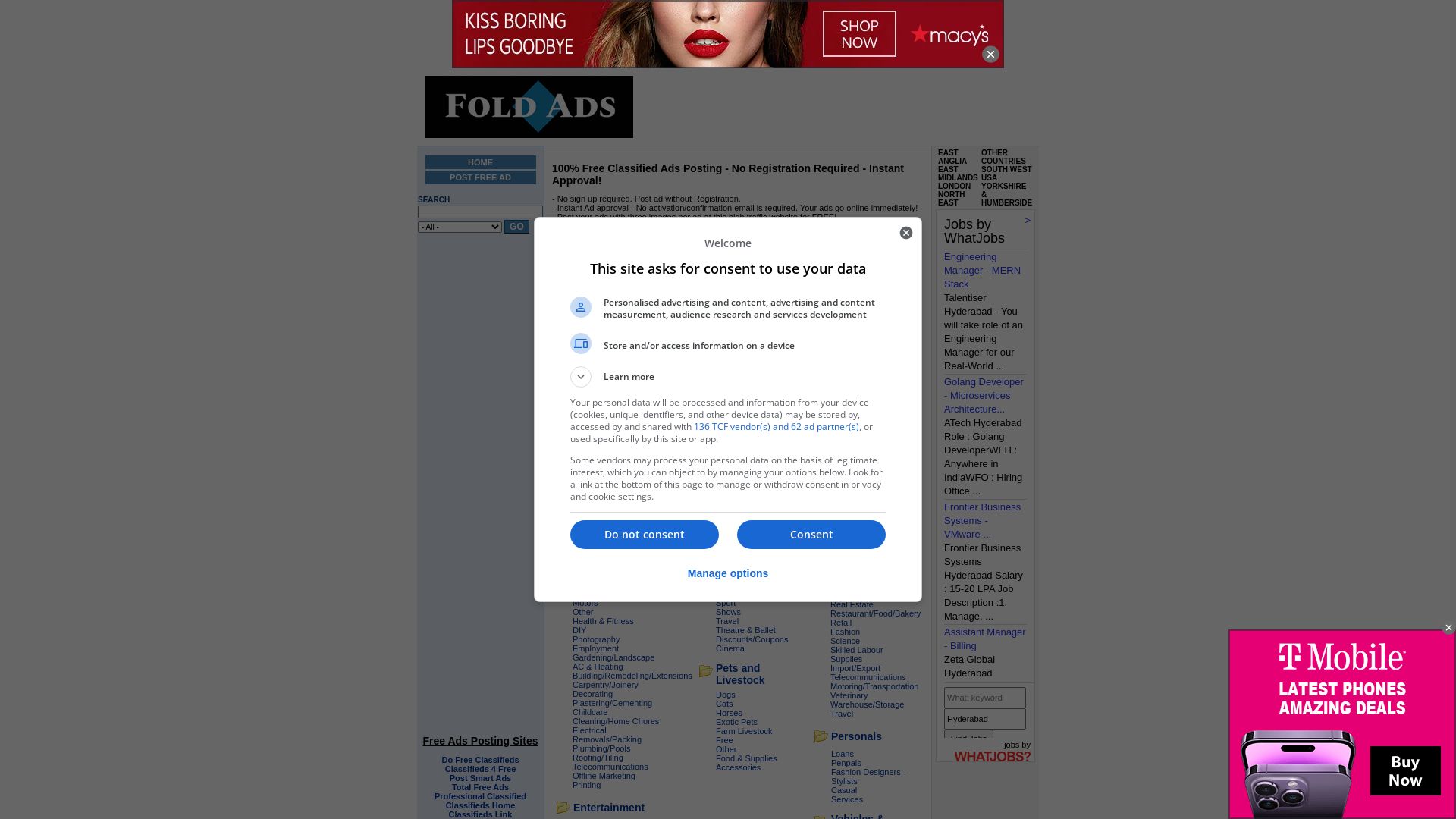 Website status foldads.com is   ONLINE