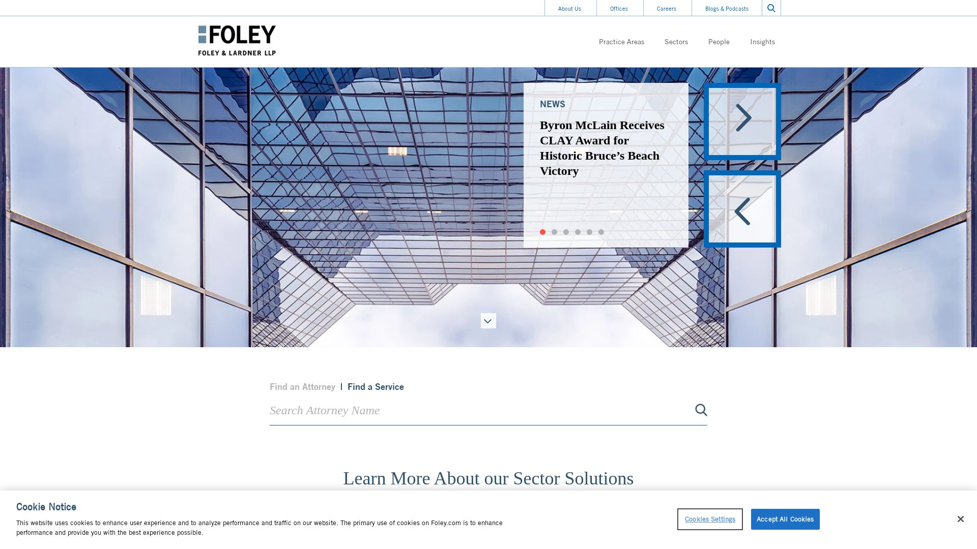 Website status foley.com is   ONLINE