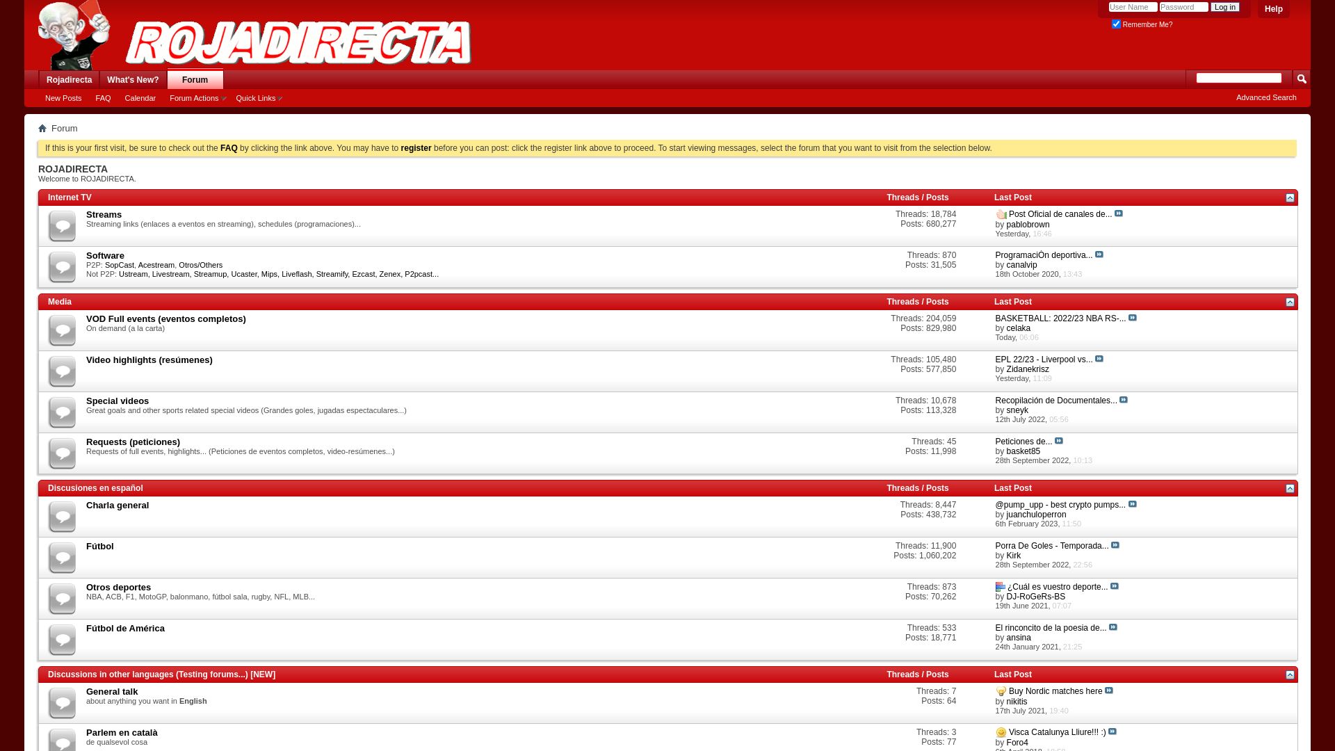Website status forum.rojadirecta.es is   ONLINE