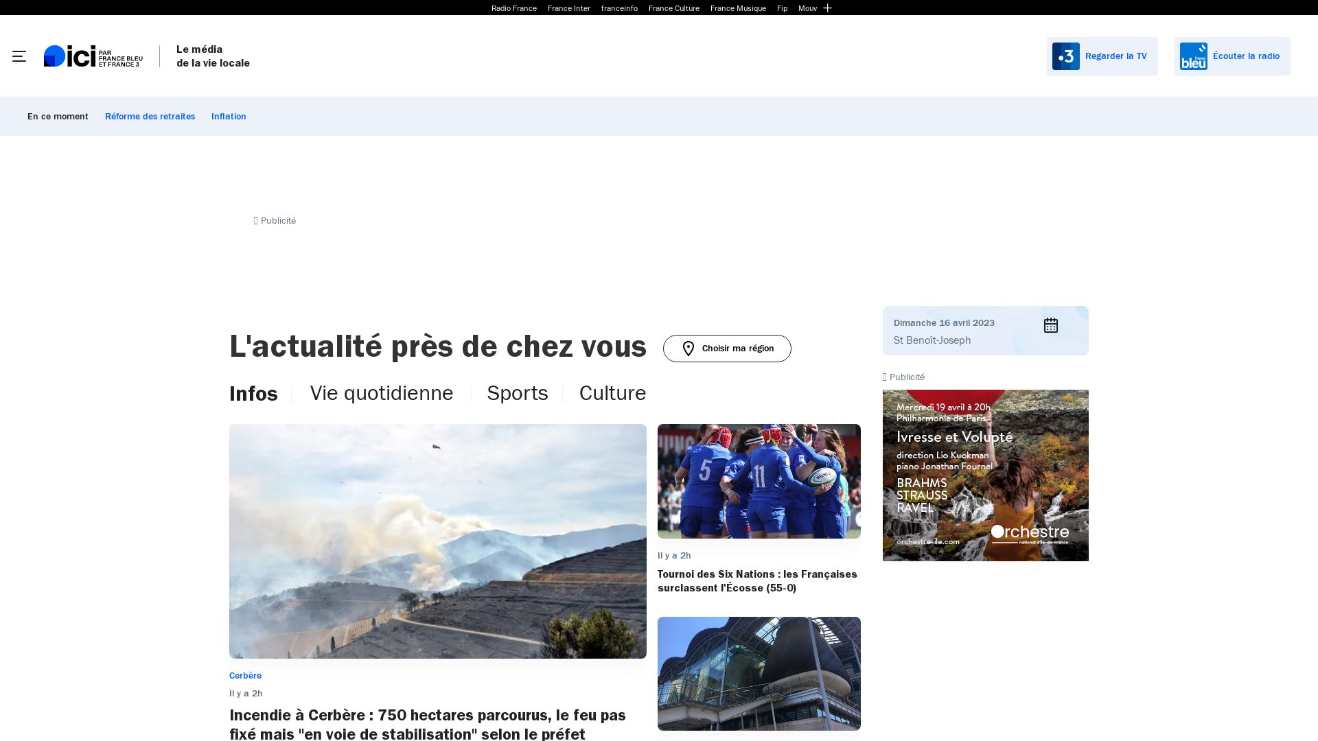 Website status francebleu.fr is   ONLINE