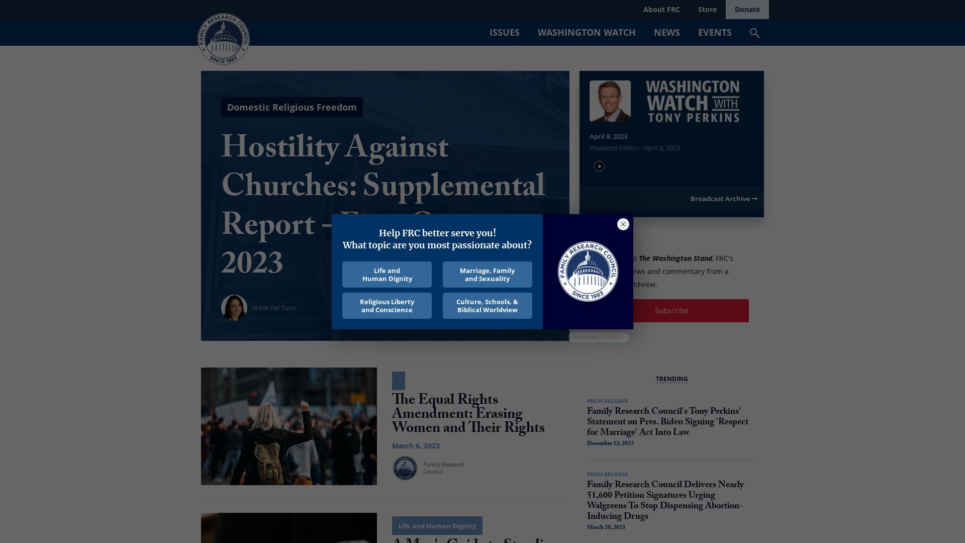 Website status frc.org is   ONLINE