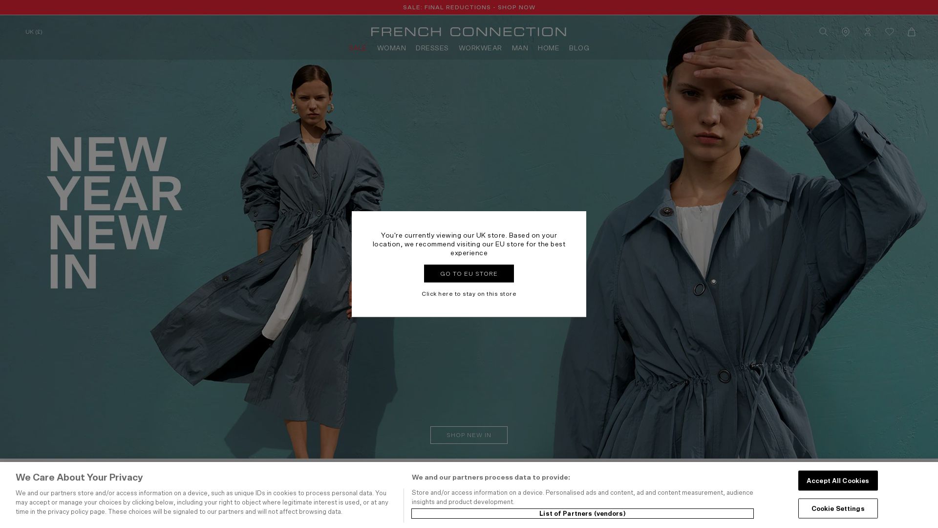 Website status frenchconnection.com is   ONLINE