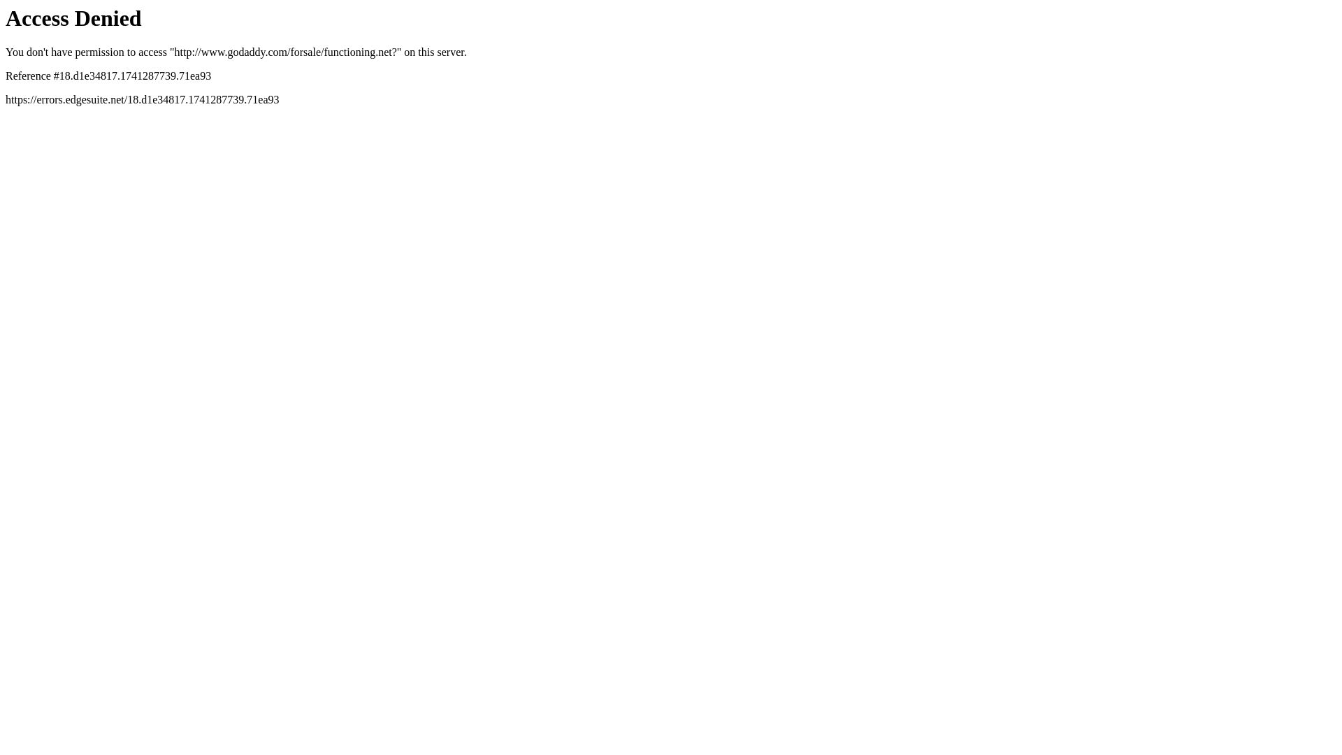 Website status functioning.net is   ONLINE