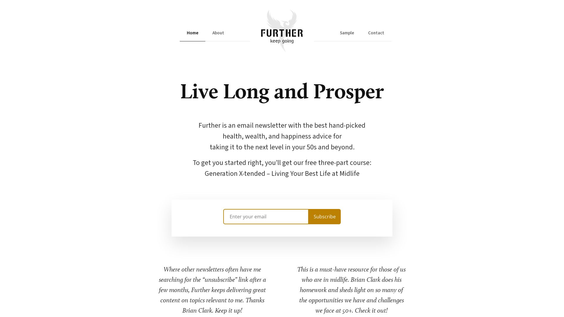 Website status further.net is   ONLINE