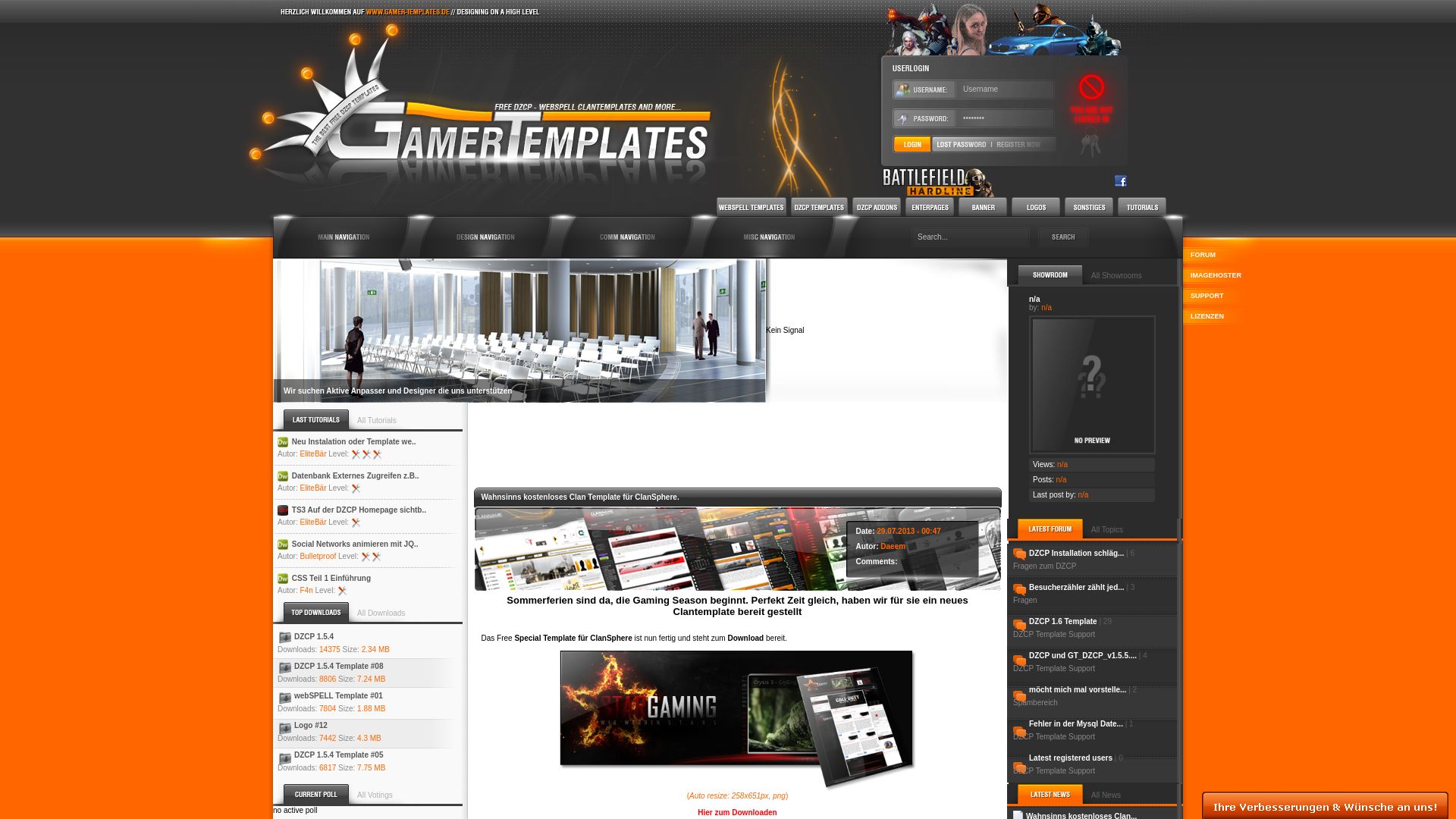 Website status gamer-templates.de is   ONLINE