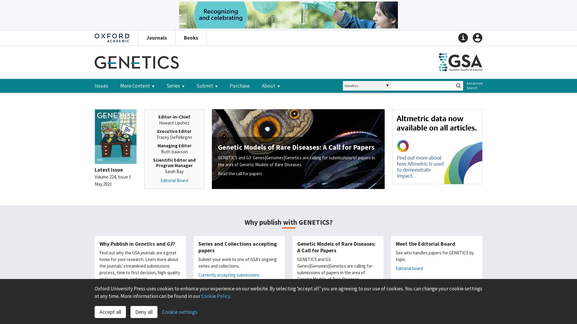 Website status genetics.org is   ONLINE