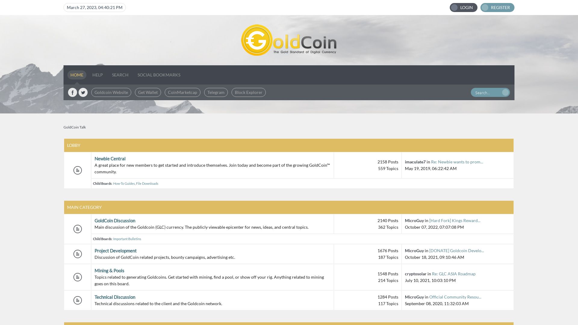 Website status goldcointalk.org is   ONLINE