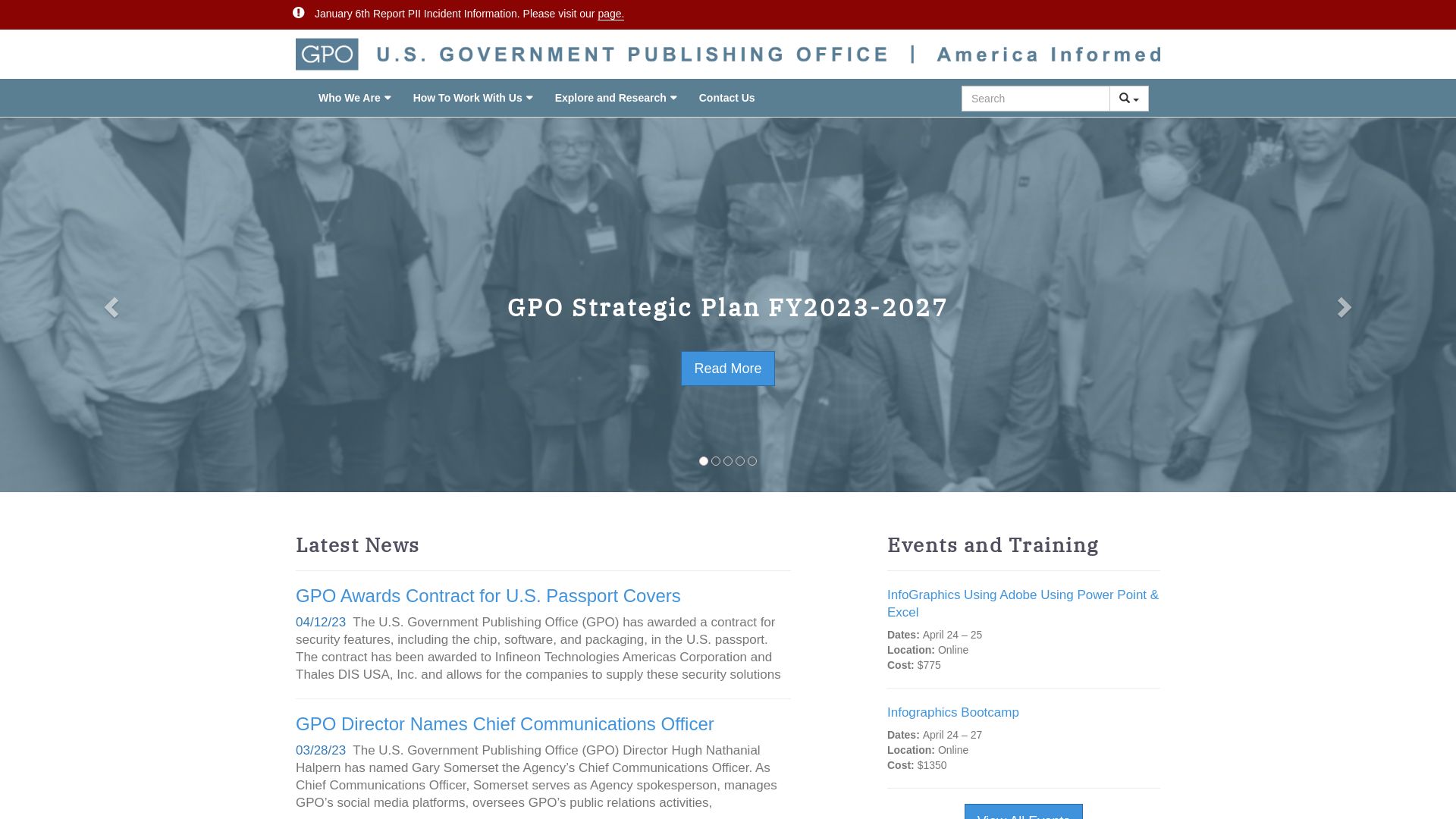 Website status gpo.gov is   ONLINE