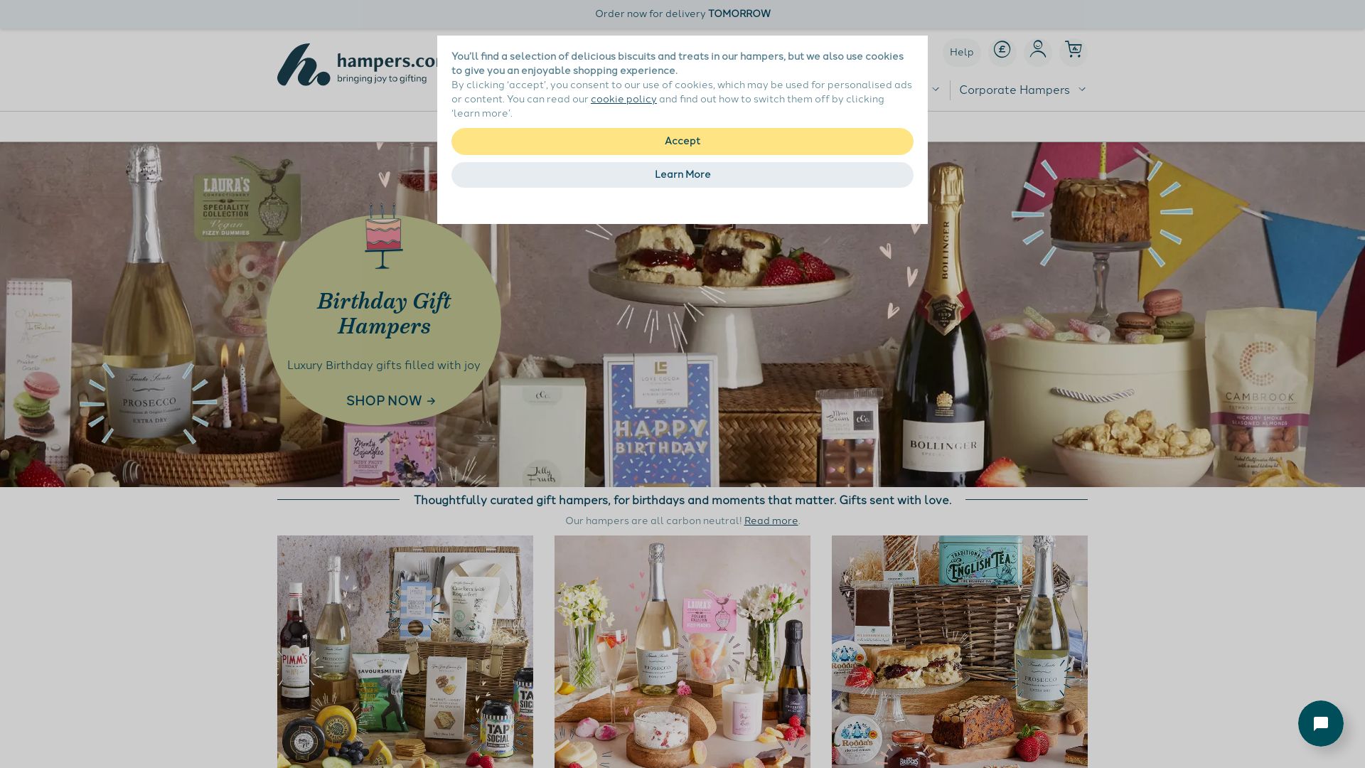 Website status hamper.com is   ONLINE