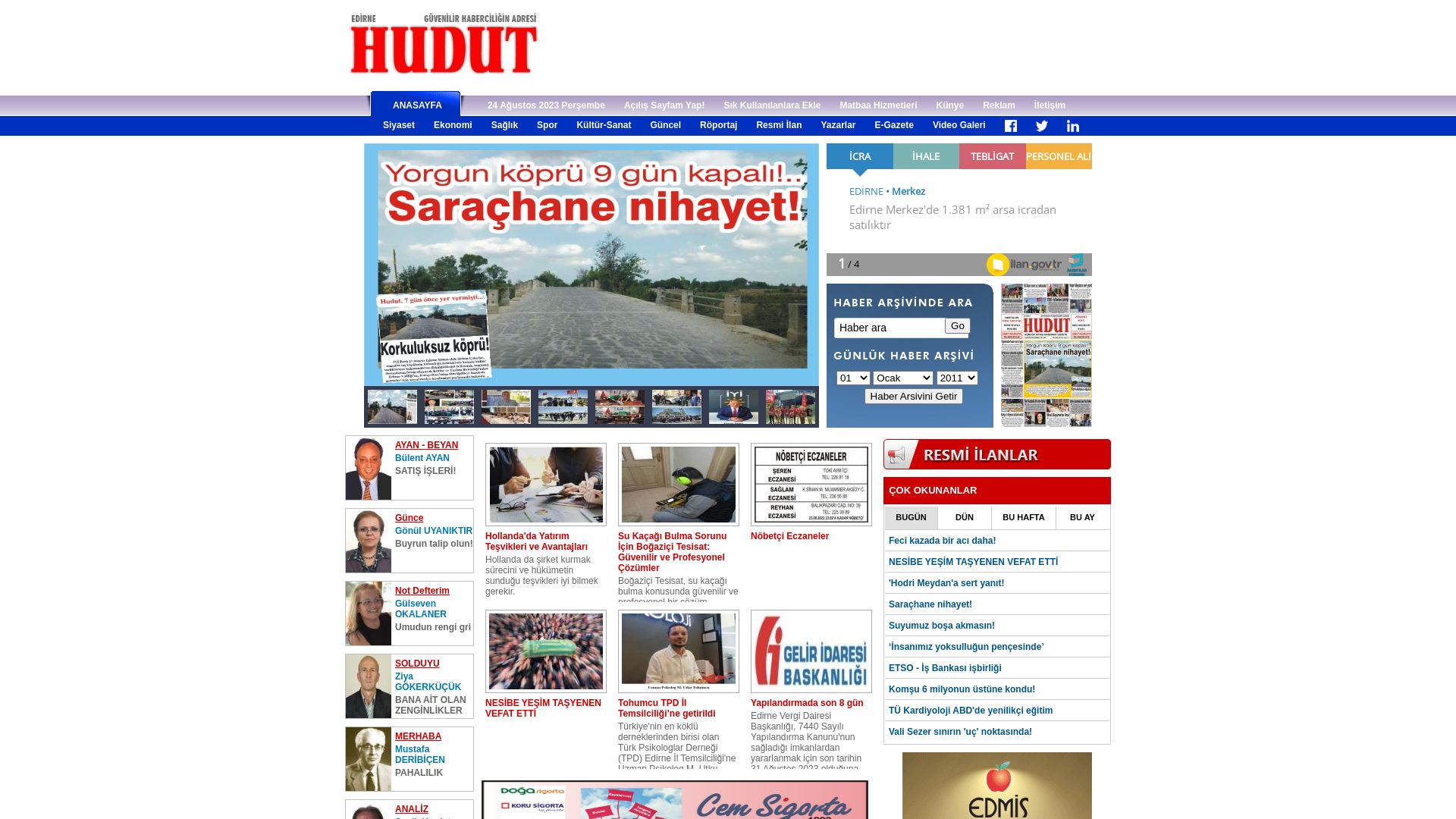 Website status hudutgazetesi.com is   ONLINE