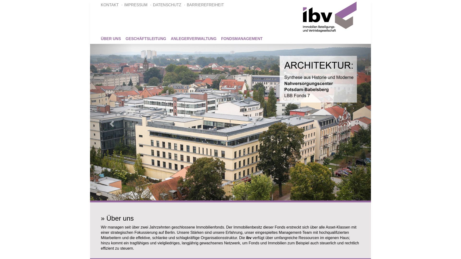 Website status ibv.com is   ONLINE
