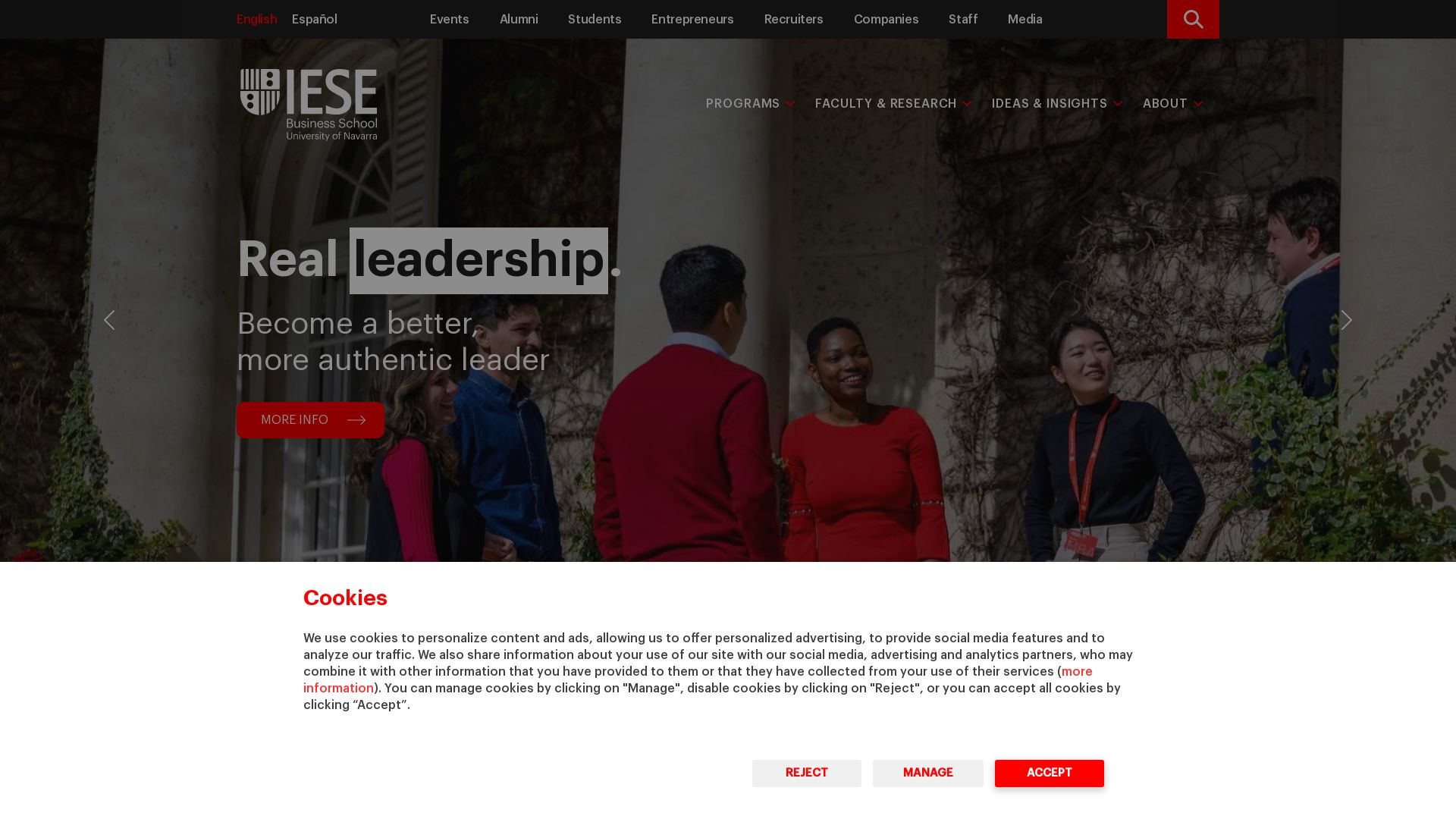 Website status iese.edu is   ONLINE