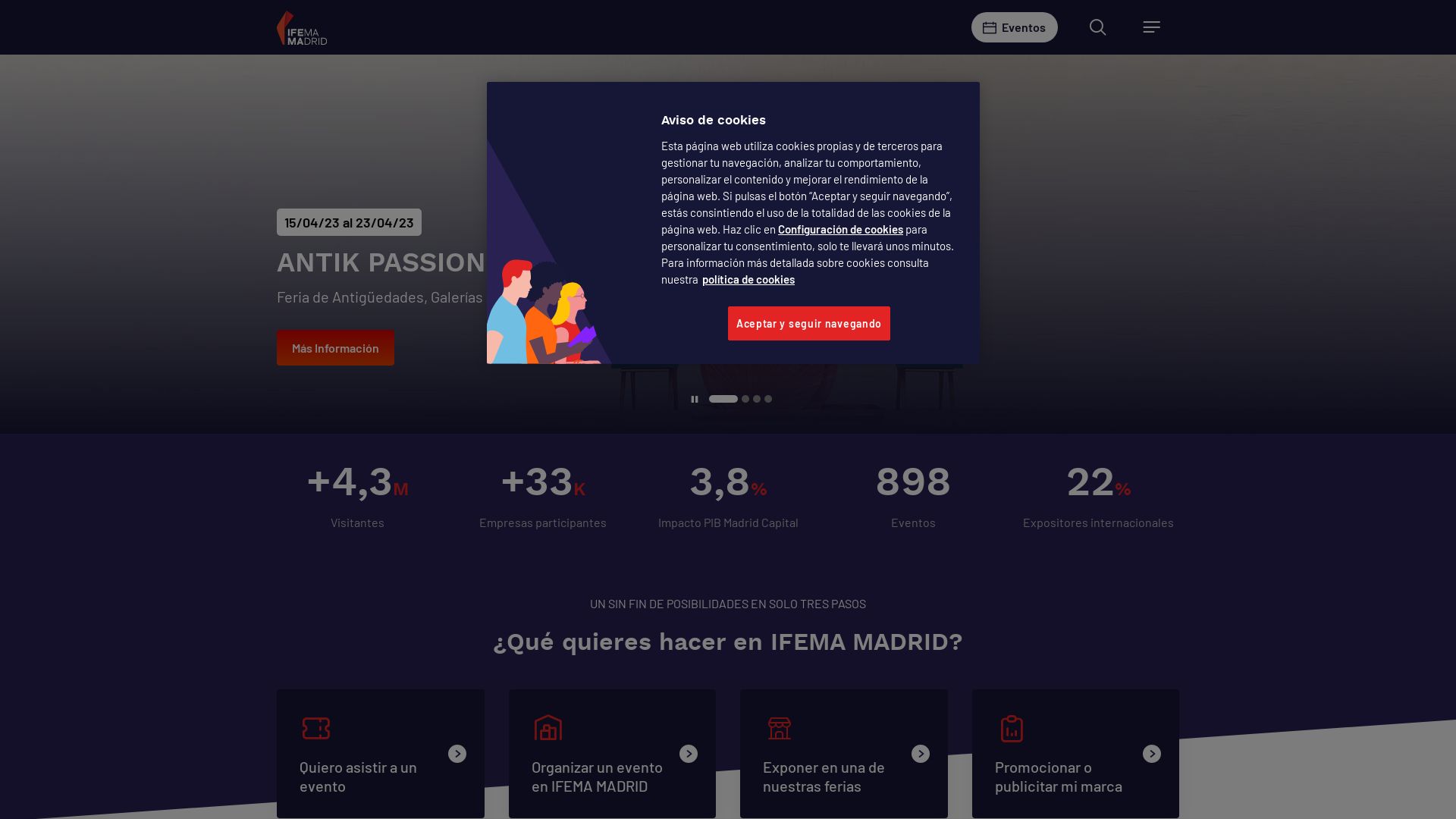 Website status ifema.es is   ONLINE