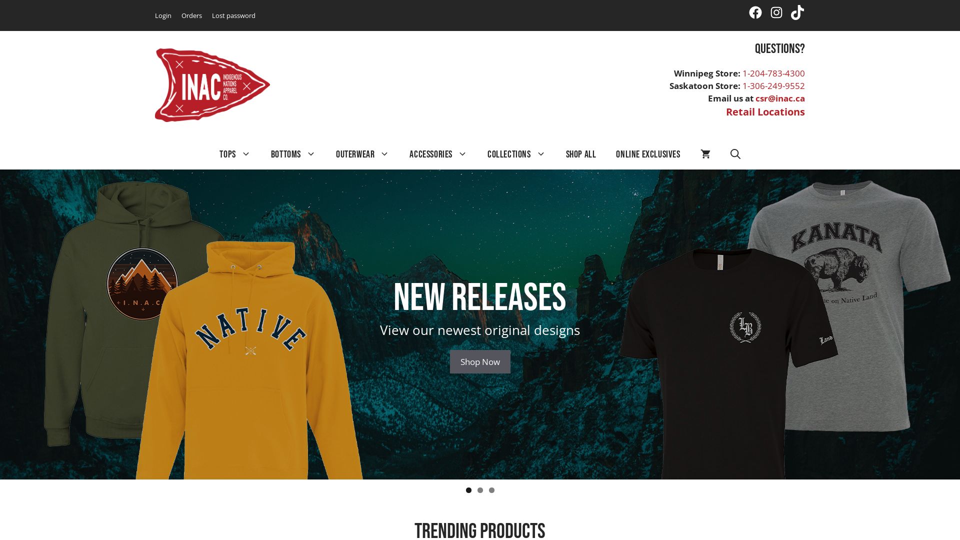Website status inac.ca is   ONLINE