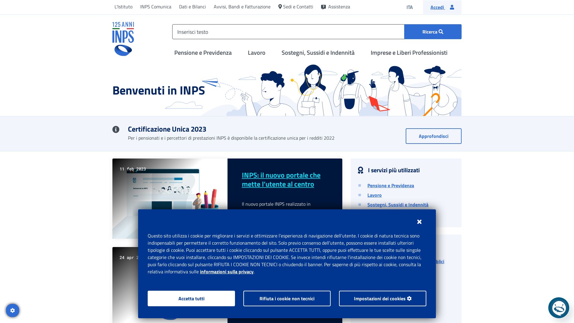 Website status inps.it is   ONLINE