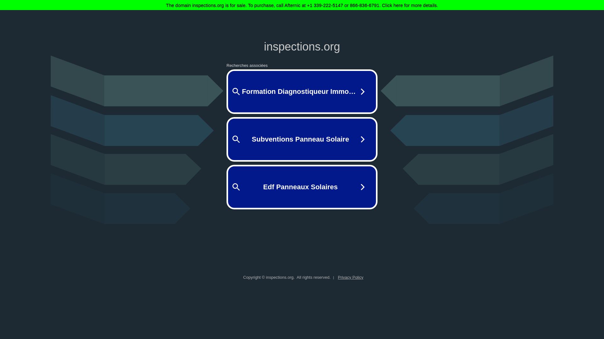 Website status inspections.org is   ONLINE