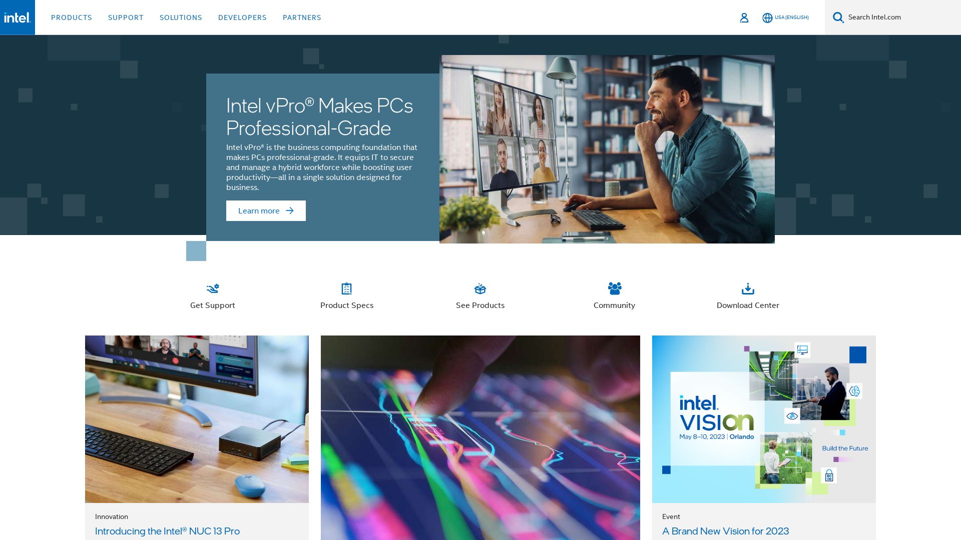 Website status intel.com is   ONLINE