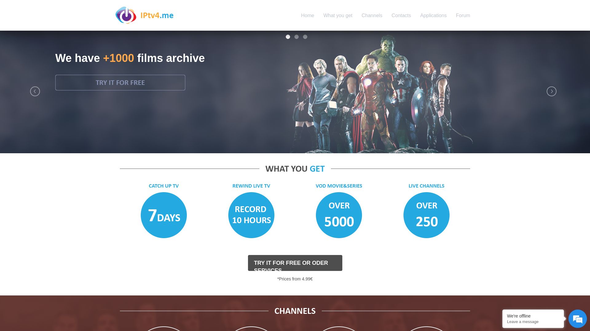 Website status iptv4.me is   ONLINE