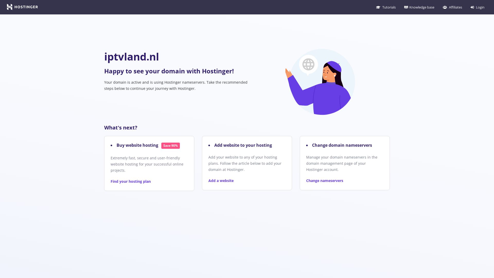 Website status iptvland.nl is   ONLINE
