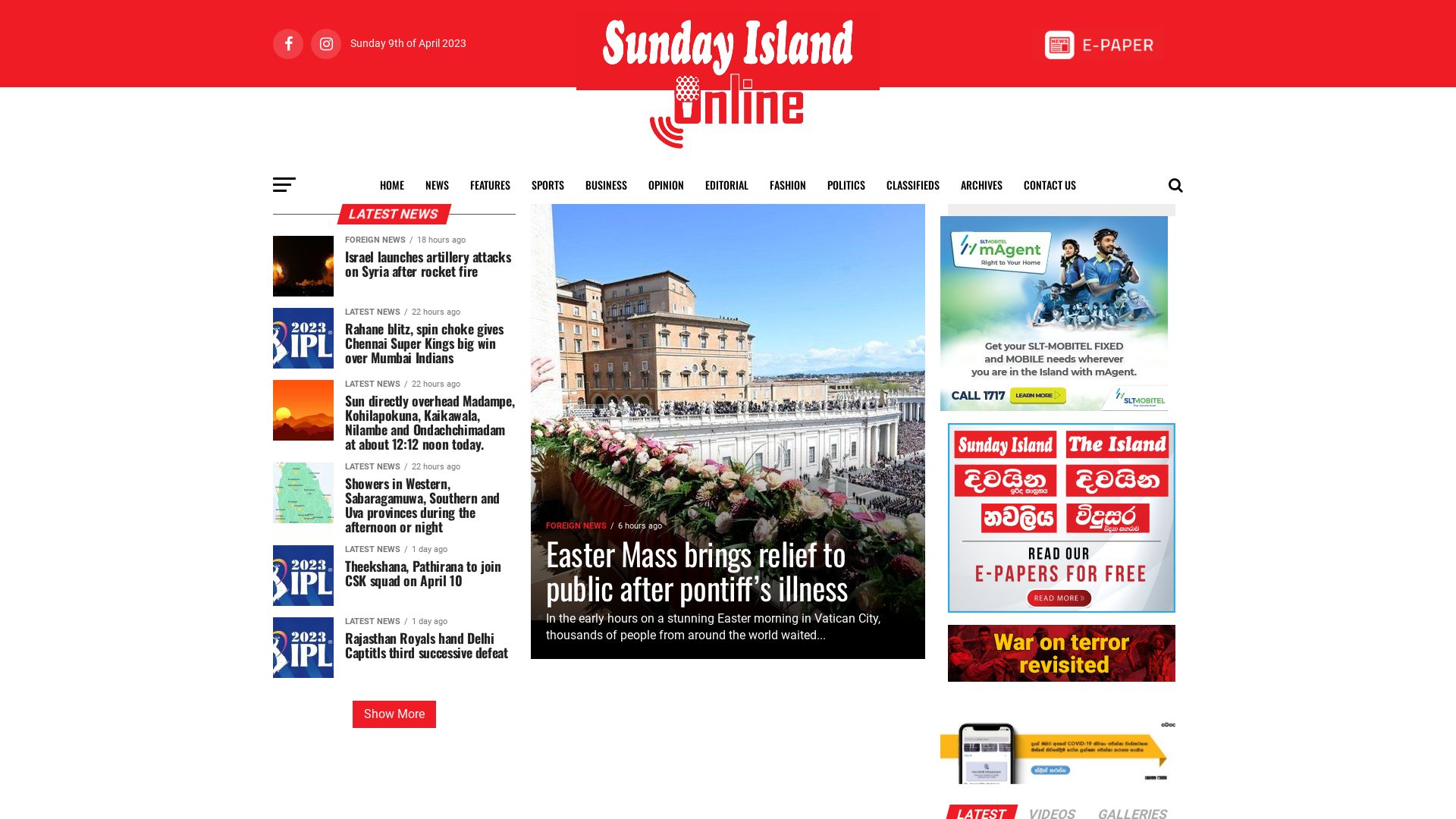 Website status island.lk is   ONLINE