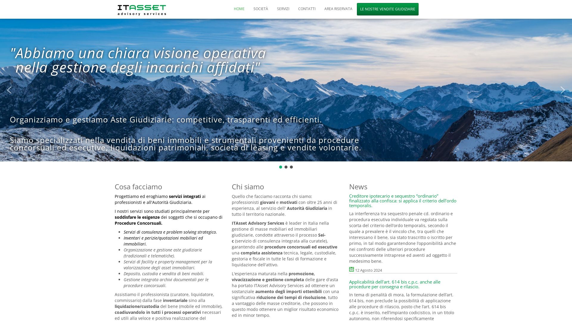 Website status itasset.it is   ONLINE