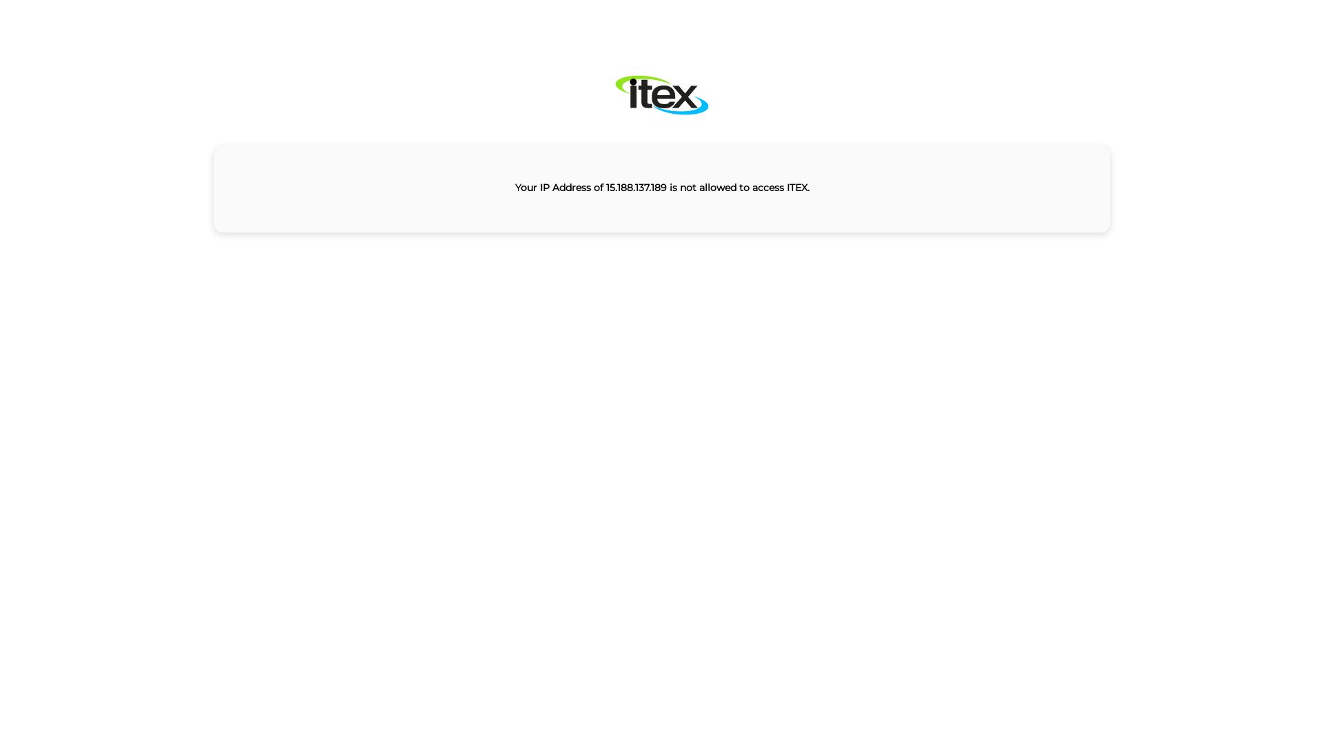 Website status itex.net is   ONLINE
