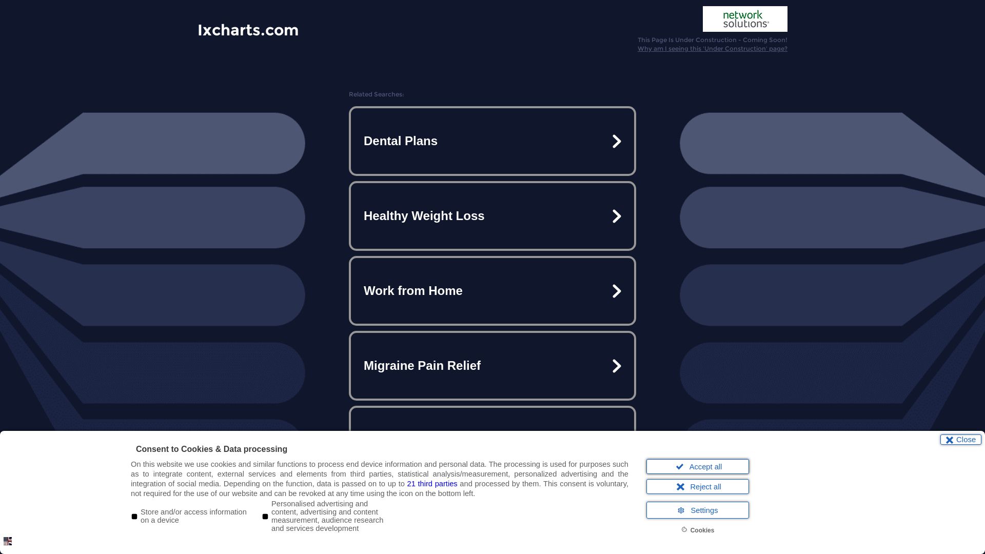 Website status ixcharts.com is   ONLINE
