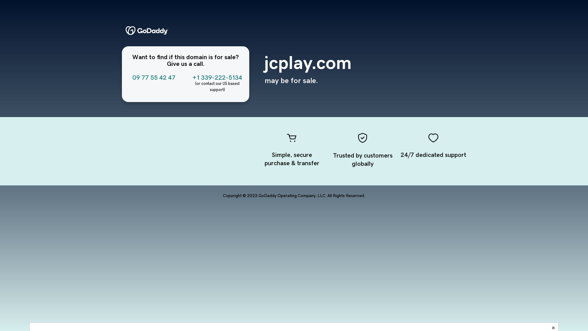 Website status jcplay.com is   ONLINE