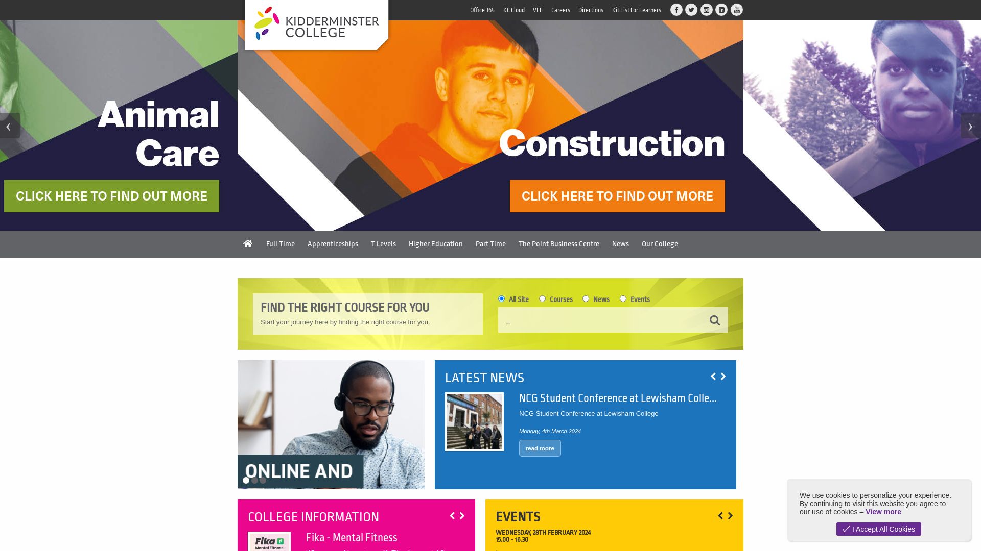 Website status kidderminster.ac.uk is   ONLINE
