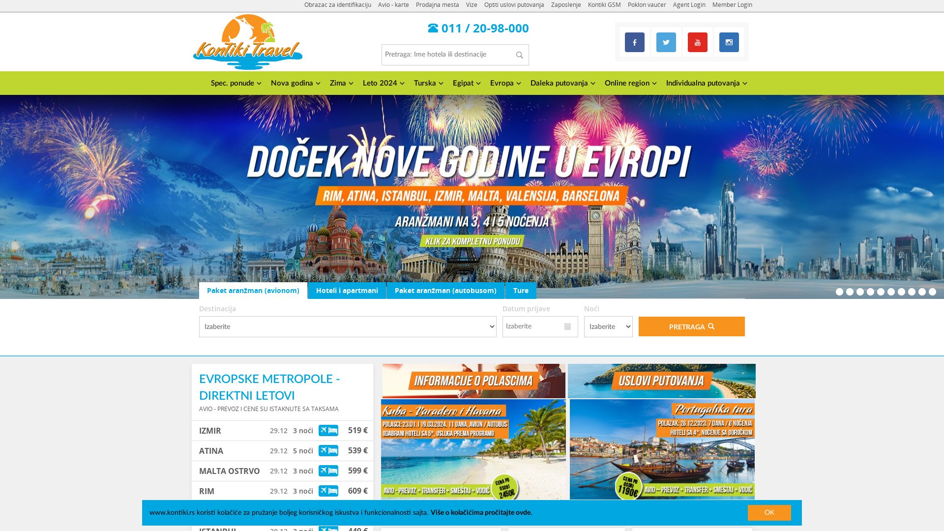 Website status kontiki.rs is   ONLINE