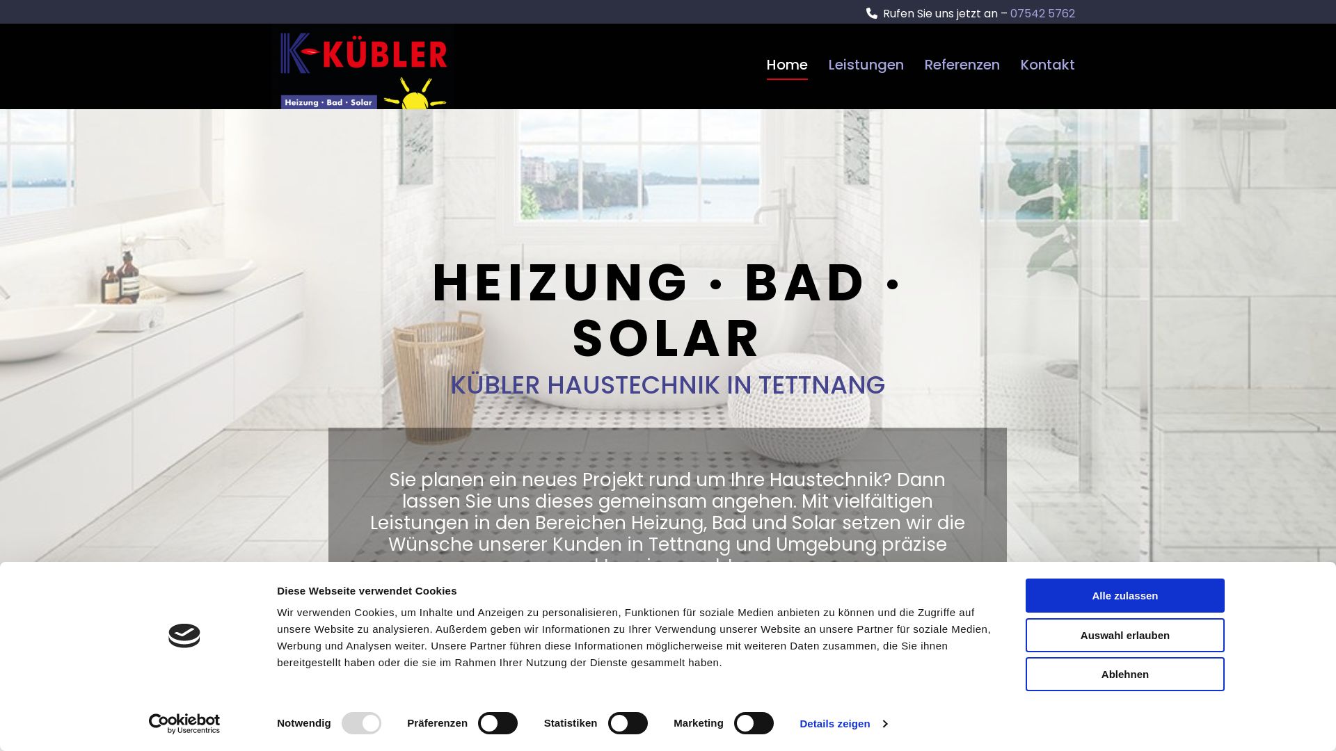 Website status kuebler-haustechnik.de is   ONLINE