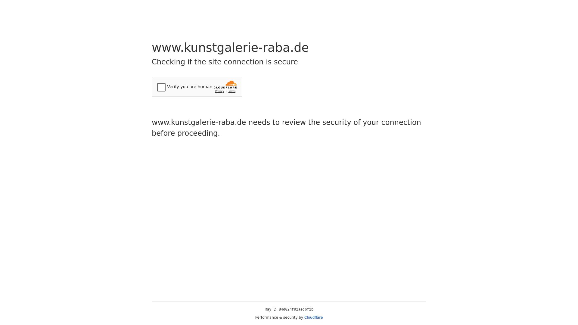 Website status kunstgalerie-raba.de is   ONLINE