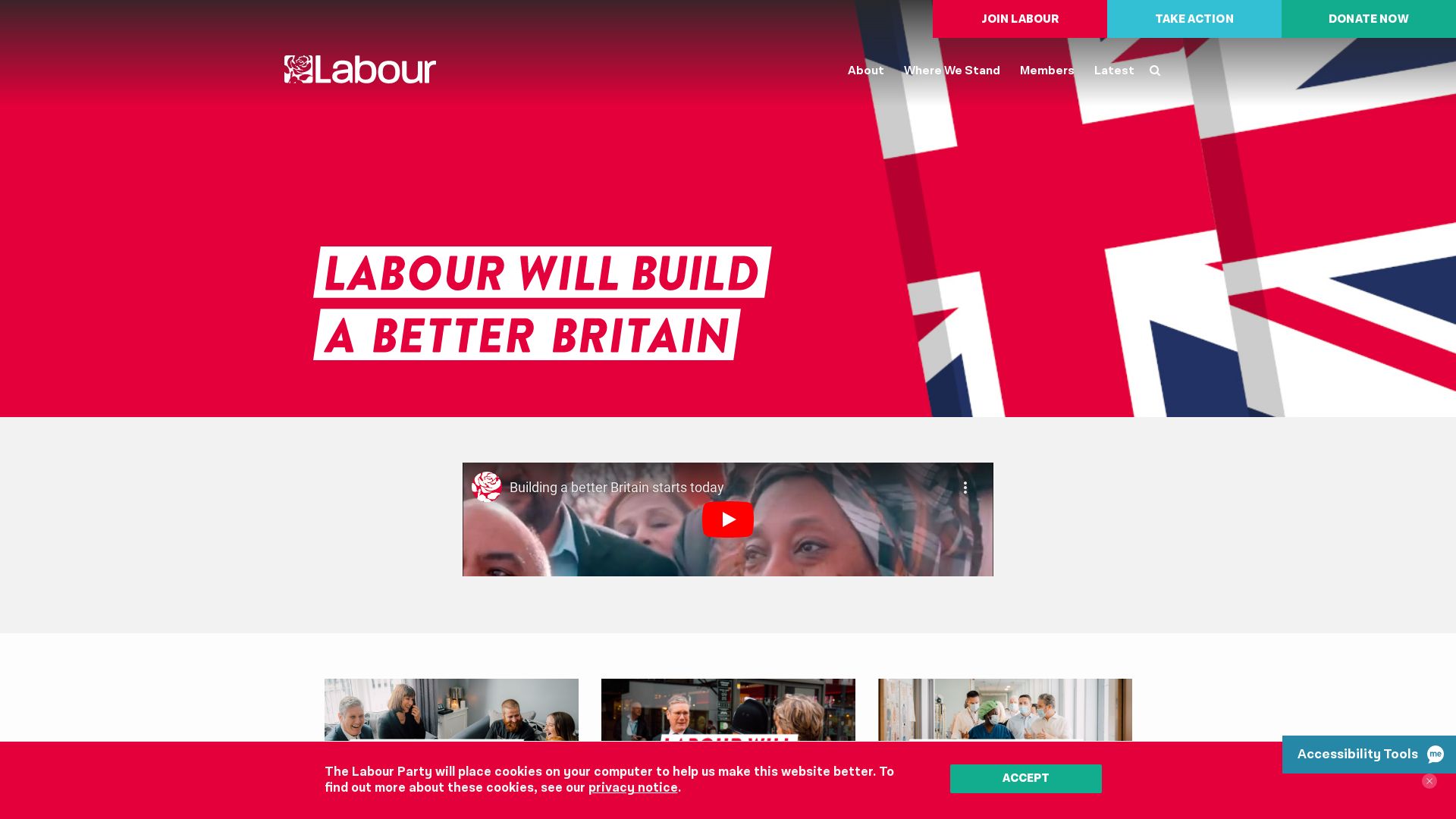 Website status labour.org.uk is   ONLINE